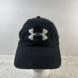 Under Armour Black Adjustable OSFA Golf Hat Cap unisex